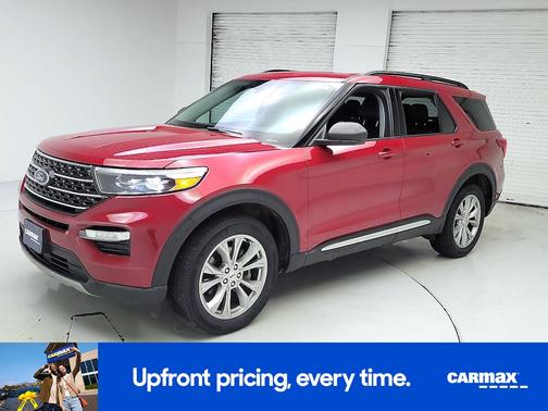 Red 2023 Ford Explorer XLT