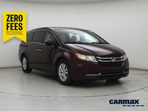 Red 2015 Honda Odyssey EX