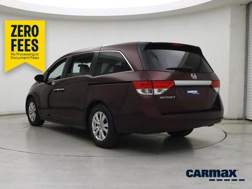 Red 2015 Honda Odyssey EX