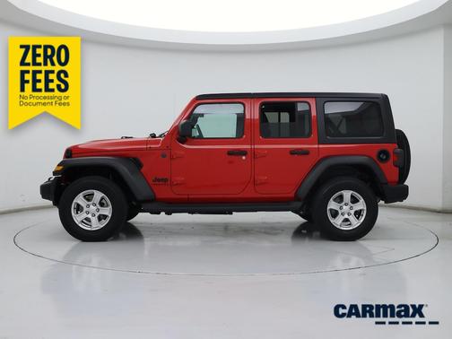 Red 2023 Jeep Wrangler Unlimited Sport S
