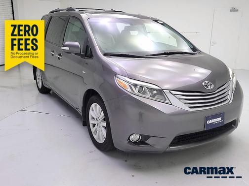 Gray 2017 Toyota Sienna Limited Premium