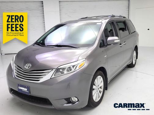Gray 2017 Toyota Sienna Limited Premium