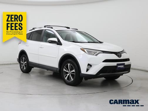 White 2017 Toyota RAV4 XLE