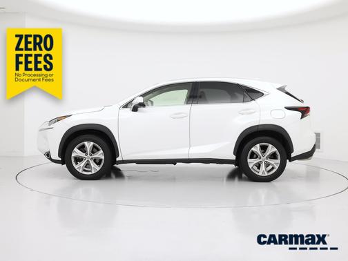 White 2017 Lexus NX 200t