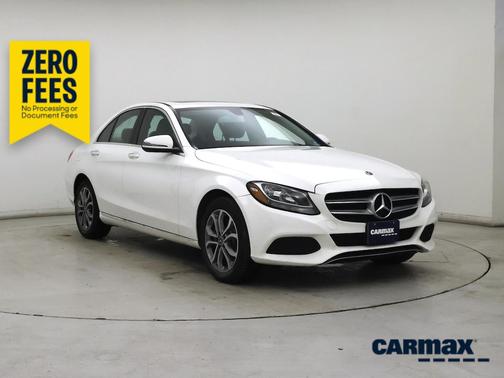 White 2018 Mercedes-Benz C-Class
