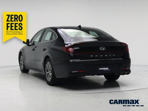 Black 2022 Hyundai SONATA SEL