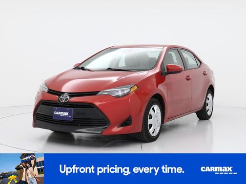 Red 2017 Toyota Corolla LE