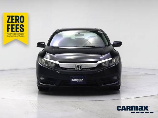 Black 2016 Honda Civic EX-T