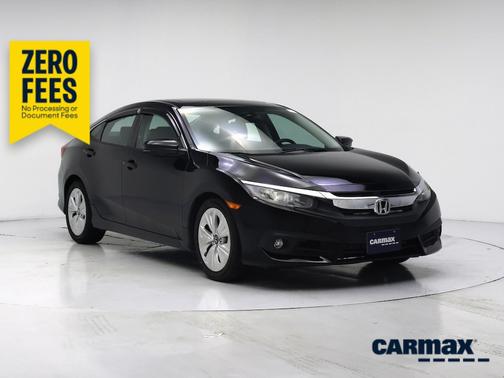 Black 2016 Honda Civic EX-T