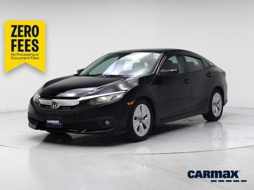Black 2016 Honda Civic EX-T