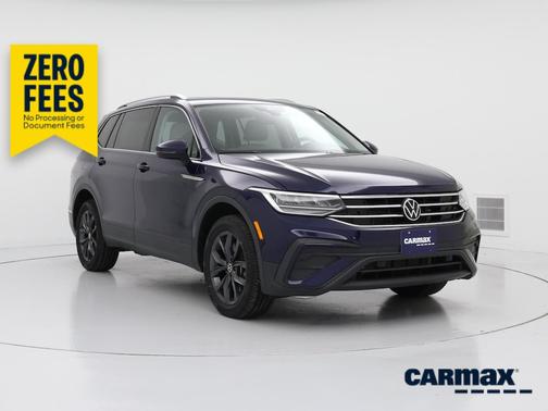 Blue 2022 Volkswagen Tiguan SE