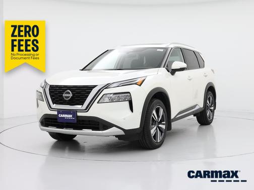 White 2023 Nissan Rogue Platinum