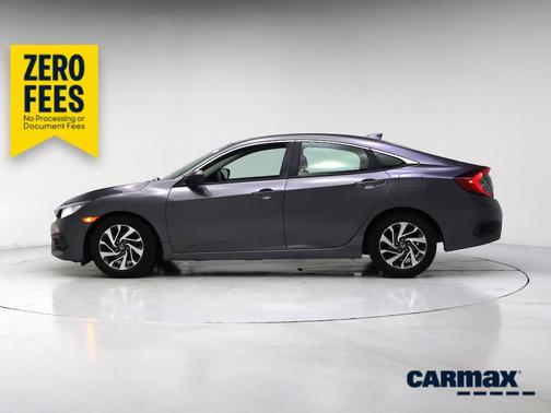 Gray 2017 Honda Civic EX