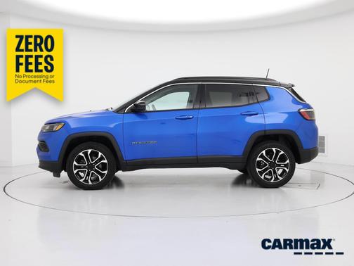Blue 2022 Jeep Compass Limited
