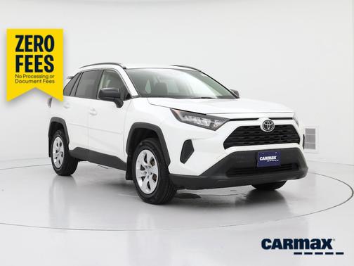 White 2021 Toyota RAV4 LE