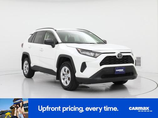 White 2021 Toyota RAV4 LE