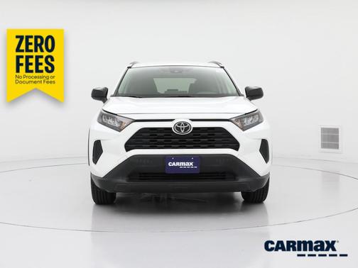 White 2021 Toyota RAV4 LE