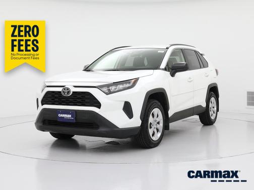 White 2021 Toyota RAV4 LE
