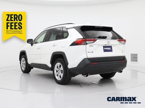 White 2021 Toyota RAV4 LE