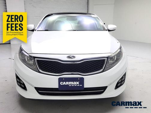 White 2015 Kia Optima SXL