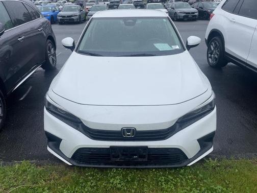 Platinum White Pearl 2023 Honda Civic LX
