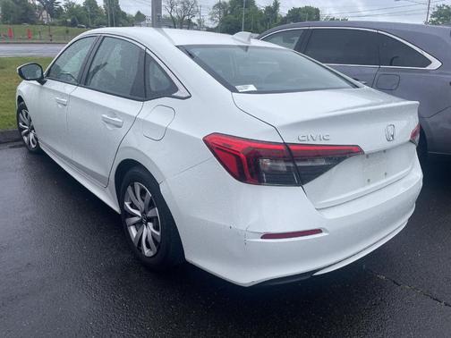 Platinum White Pearl 2023 Honda Civic LX