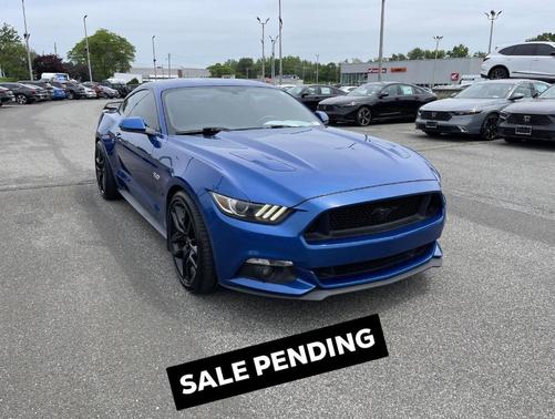 Lightning Blue 2017 Ford Mustang GT Premium