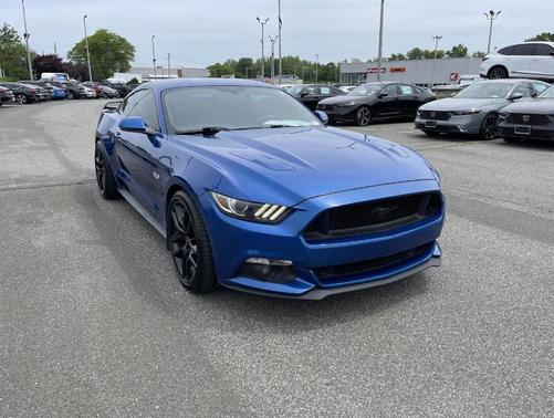 Lightning Blue 2017 Ford Mustang GT Premium