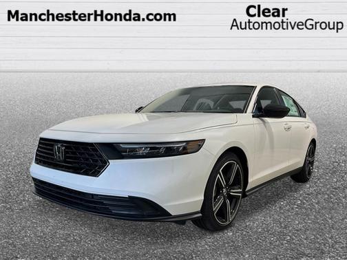 Platinum White Pearl 2026 Honda Accord Hybrid Sport