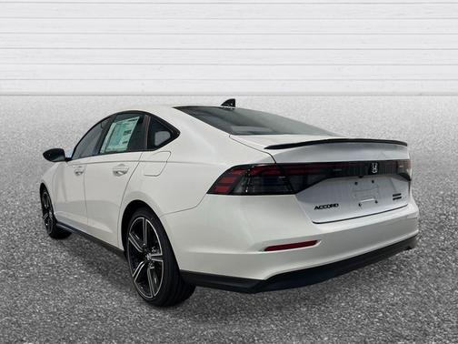 Platinum White Pearl 2026 Honda Accord Hybrid Sport