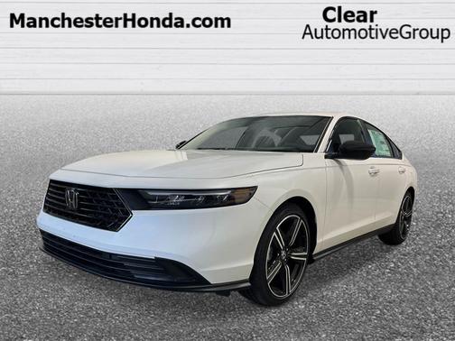 Platinum White Pearl 2026 Honda Accord Hybrid Sport