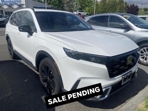 Platinum White Pearl 2023 Honda CR-V Hybrid Sport Touring