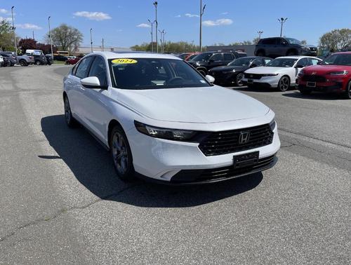Platinum White Pearl 2024 Honda Accord EX