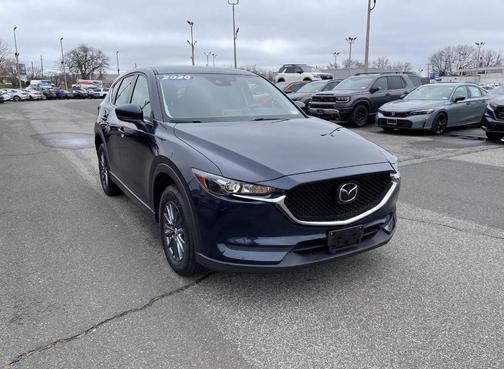 Deep Crystal Blue Mica 2020 Mazda CX-5 Touring