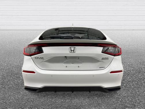 Platinum White Pearl 2026 Honda Civic Hybrid Sport Touring