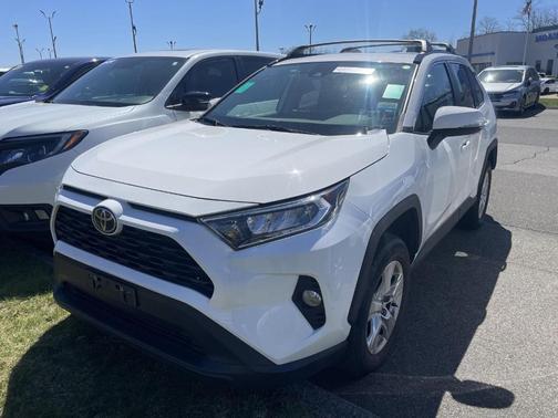 Super White 2021 Toyota RAV4 XLE