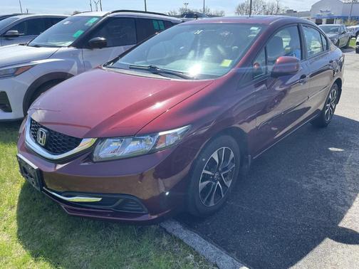 Crimson Pearl 2013 Honda Civic EX