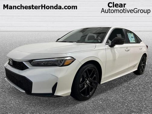 Platinum White Pearl 2026 Honda Civic Hybrid