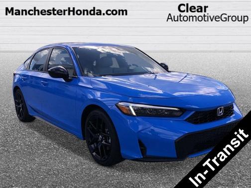 Boost Blue Pearl 2026 Honda Civic Hybrid Sport