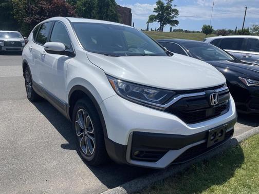 Platinum White Pearl 2021 Honda CR-V EX