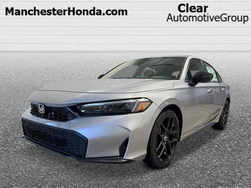 Solar Silver Metallic 2026 Honda Civic Sport