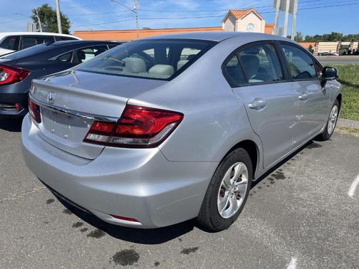 Alabaster Silver Metallic 2013 Honda Civic LX