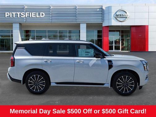 Everest White Pearl Tricoat 2025 Nissan Armada Platinum Reserve 4WD