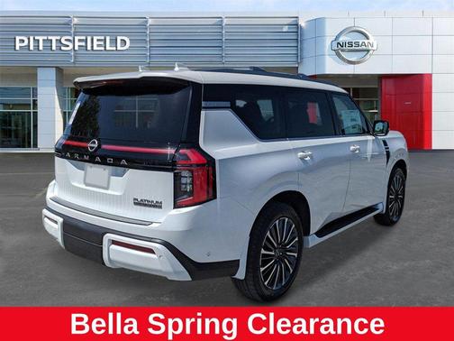Everest White Pearl Tricoat 2025 Nissan Armada Platinum Reserve 4WD