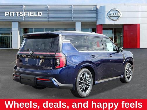 Deep Ocean Blue Pearl 2025 Nissan Armada Platinum Reserve 4WD