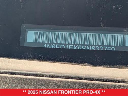2025 Nissan Frontier PRO-4X
