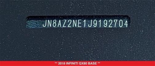2018 INFINITI QX80 Base