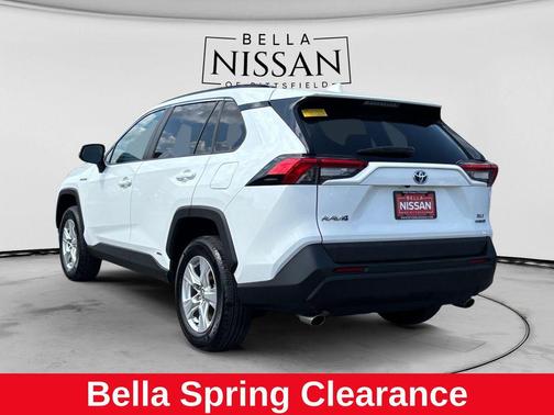 Super White 2020 Toyota RAV4 Hybrid XLE