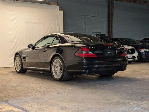 Black 2004 Mercedes-Benz SL-Class SL 55 AMG Roadster 2D