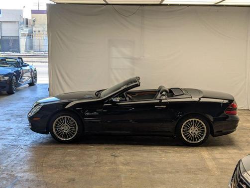 Black 2004 Mercedes-Benz SL-Class SL 55 AMG Roadster 2D
